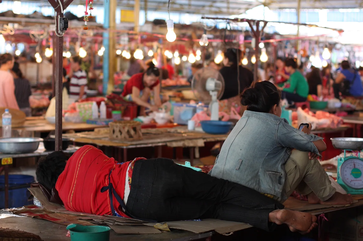 ตลาดเช้า ตาลาดเซ้า เวียงจันทน์